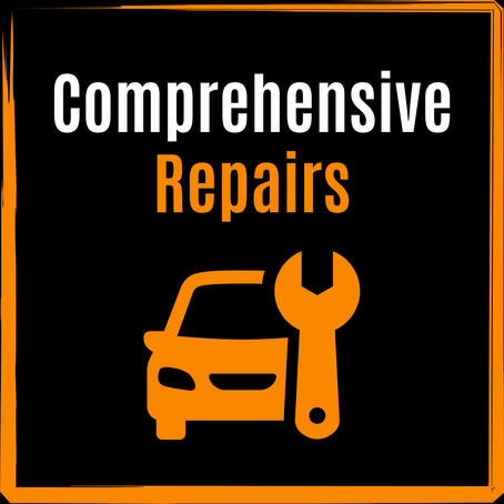 Badge for comprehensive car repairs.